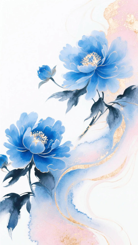 揉蓝入画 花影清欢 screenshot