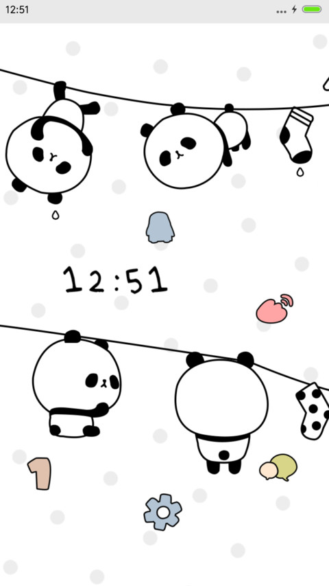 熊猫不爱小脾气（音乐+自由桌面+iOS） screenshot