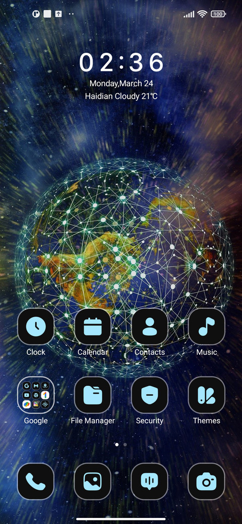 Blockchain Globe screenshot