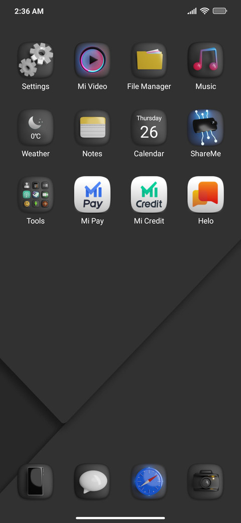 3D Dark Black screenshot