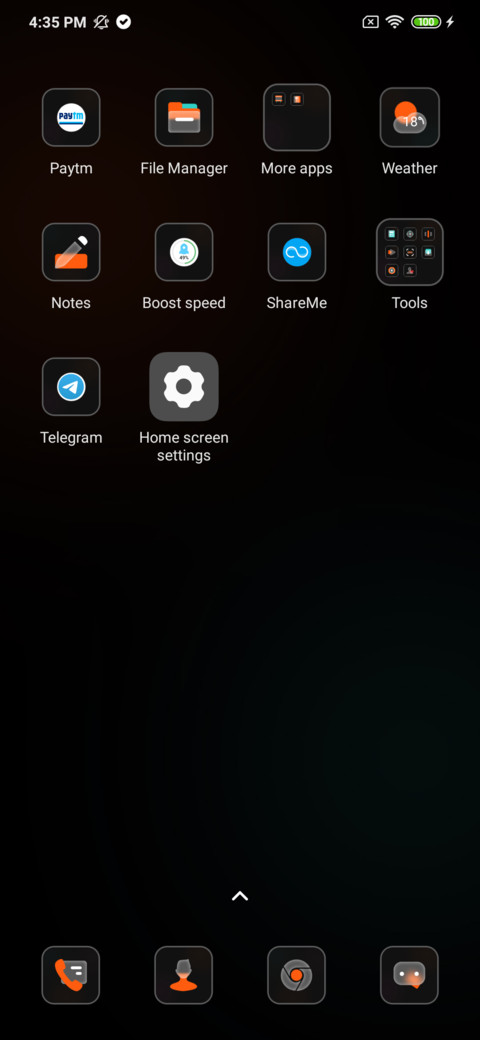 Orange screenshot