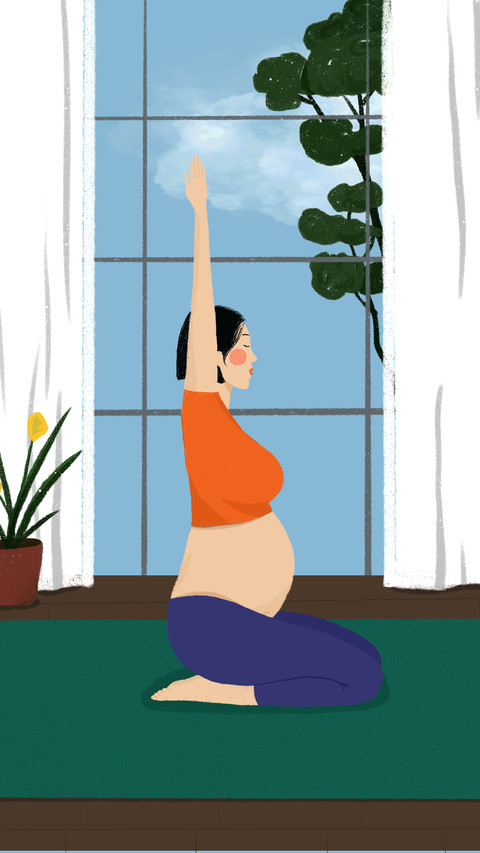 Nine benefits of pregnant womens yoga screenshot