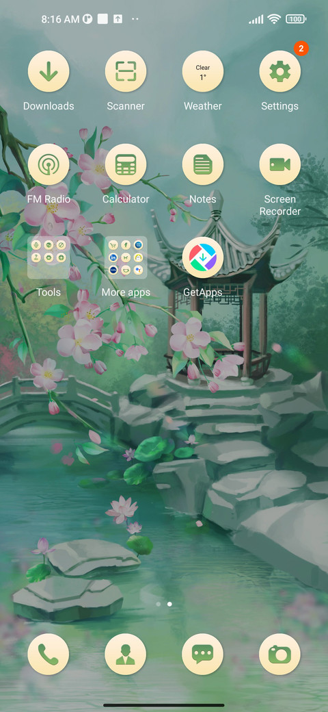 Misty rain screenshot