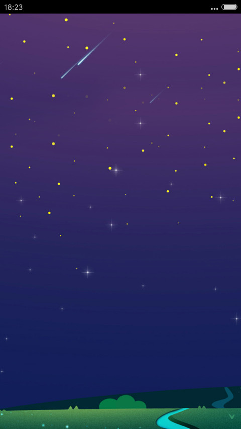 呆萌糖果怪兽（动效重力锁屏+流星） screenshot