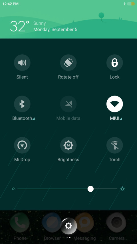 Glassy screenshot