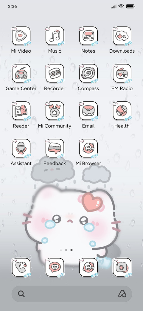 Sad little kitten screenshot