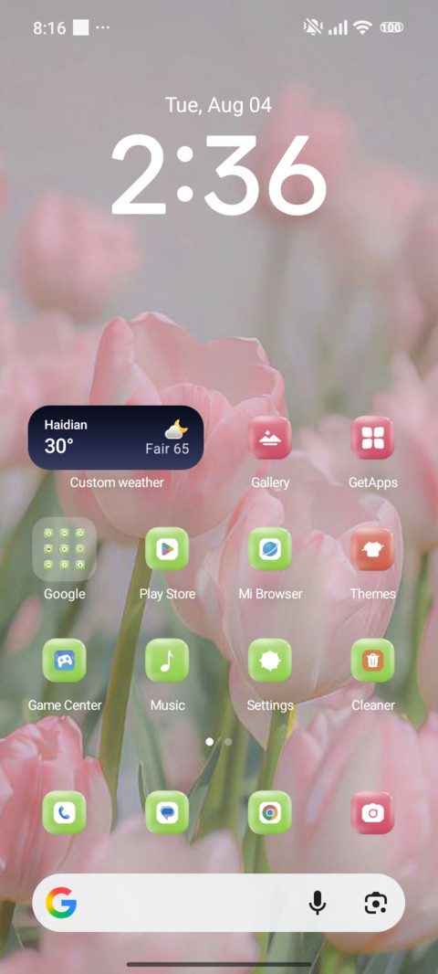 Pink screenshot