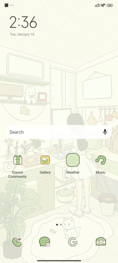 Kitchen diary screenshot