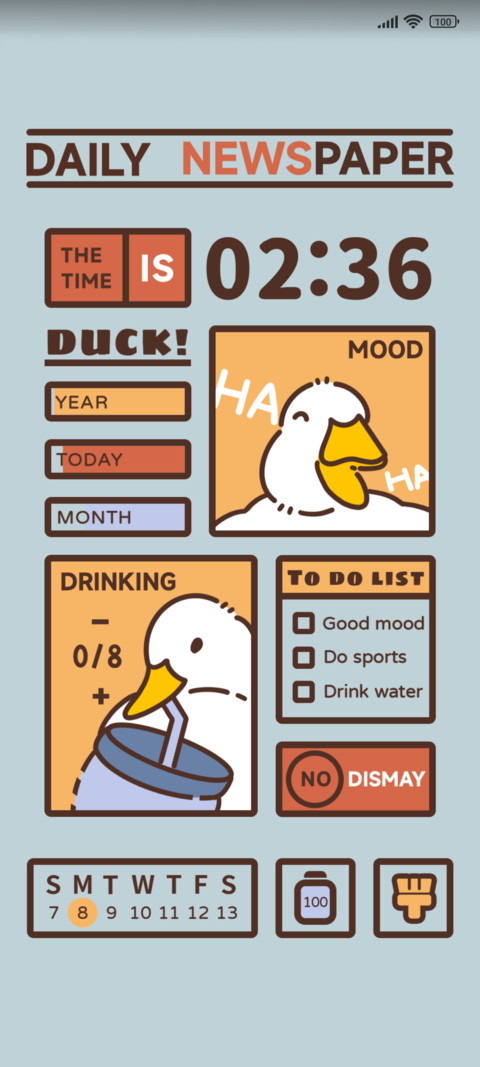Duck newspaper screenshot