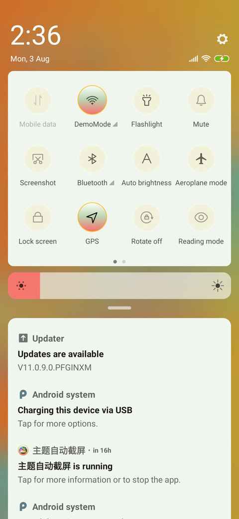 Abtract Orange_3MDS screenshot