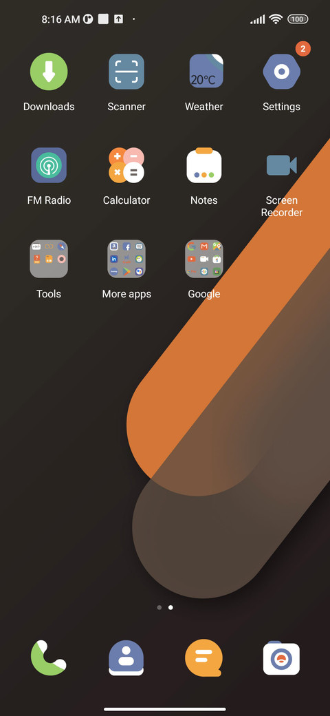 Orange Tone screenshot