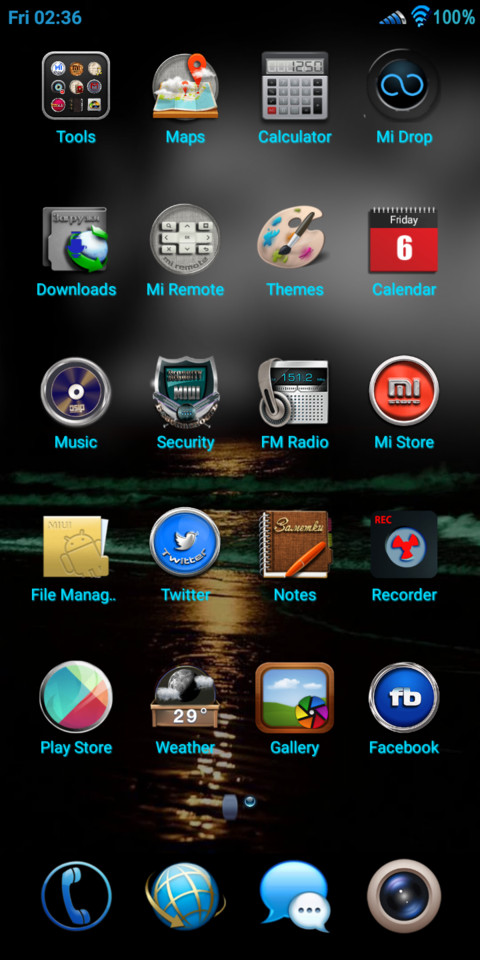 Dark turquoise screenshot