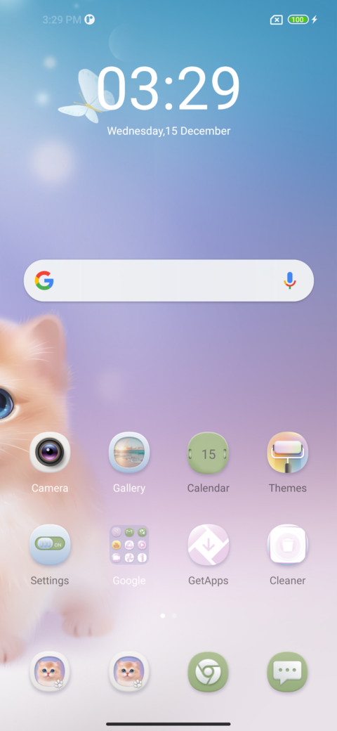 Gold gradient screenshot
