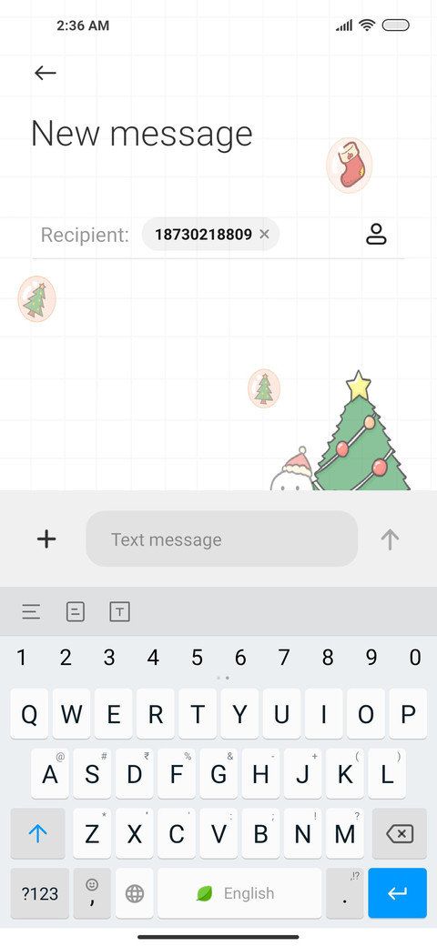 Gift delivery screenshot