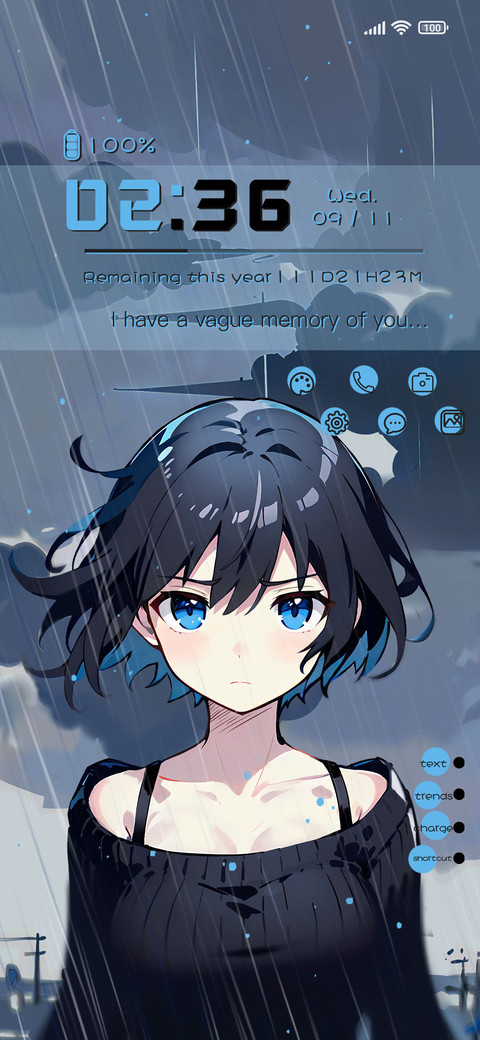 girl in the rain screenshot