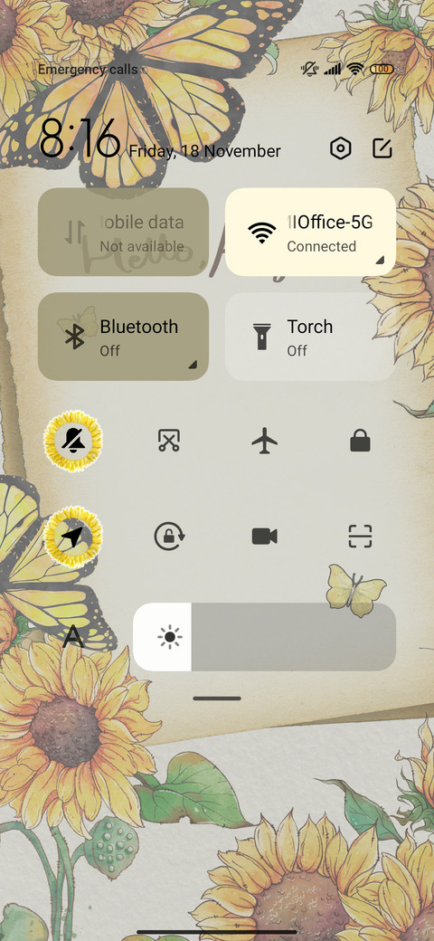 Watercolor flower screenshot