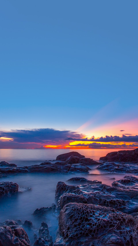 Dramatic sunset seascapes of Borneo Island screenshot
