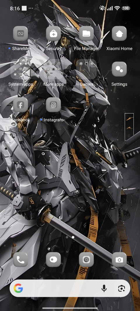 Mecha OS screenshot