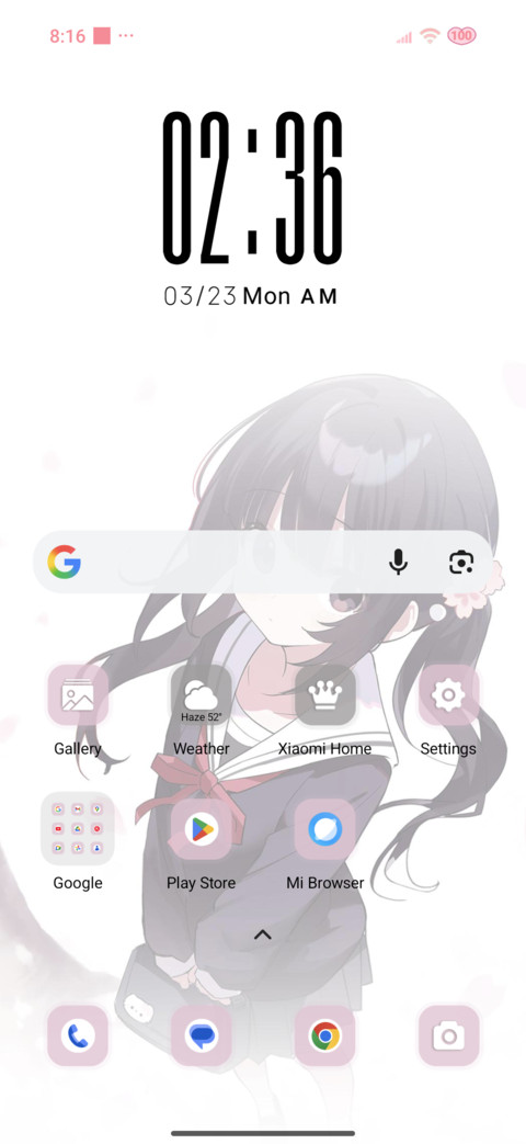 Spring girl screenshot