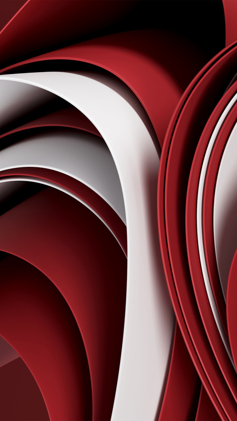 The waves are deep red and white screenshot
