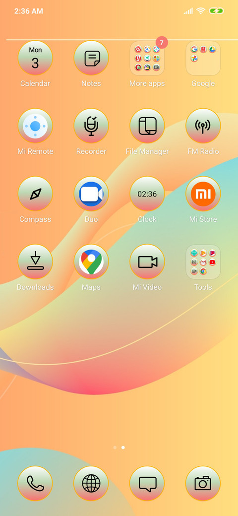 Abtract Orange_3MDS screenshot
