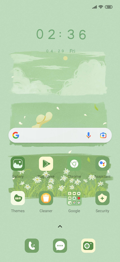 light green ins screenshot