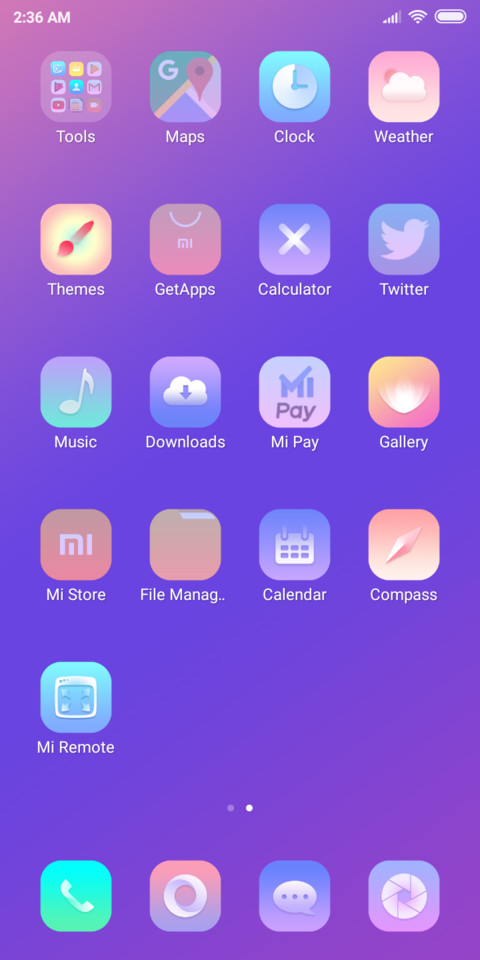 Light tone screenshot