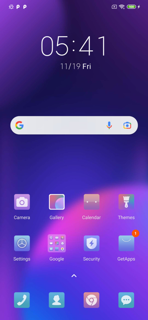 Gradient screenshot