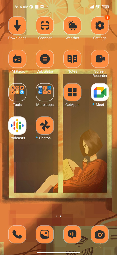 Reading Girl screenshot