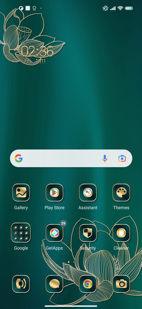 Business dial screenshot