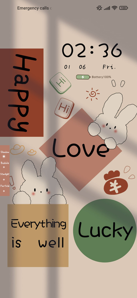 Rabbit sticker screenshot