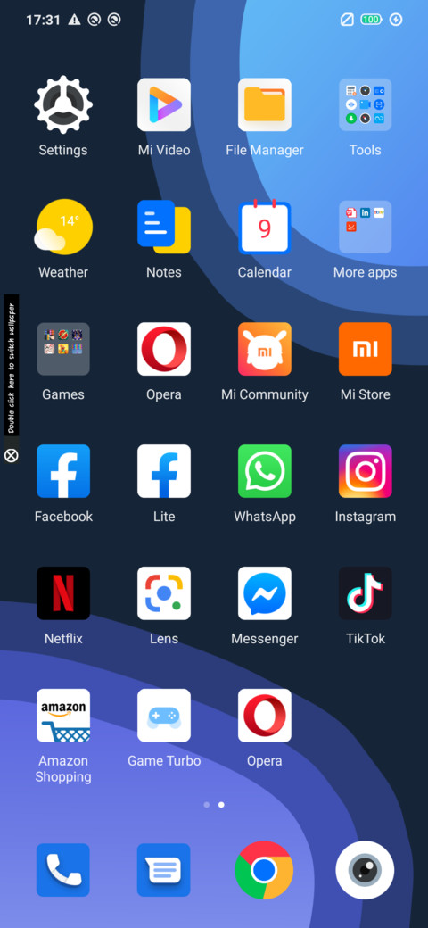 Nothing screenshot