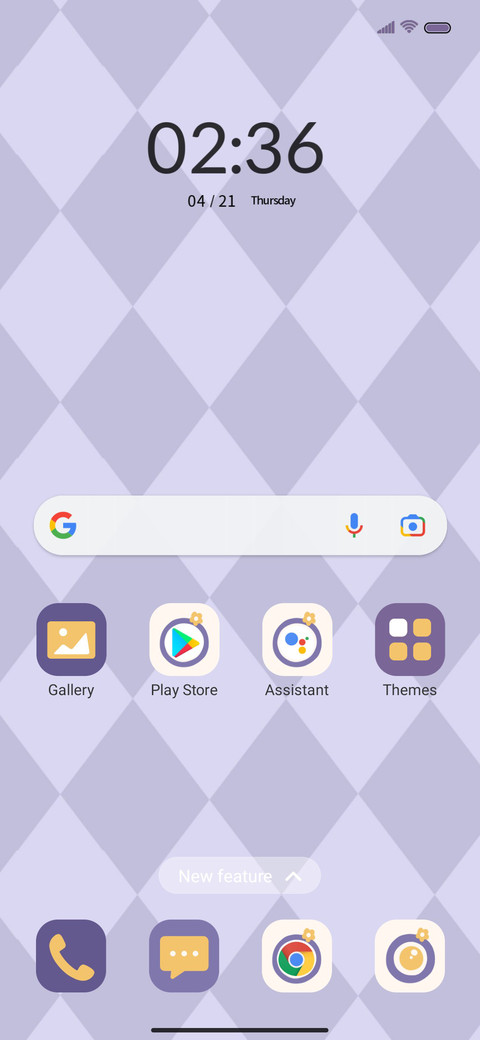Romantic purple screenshot