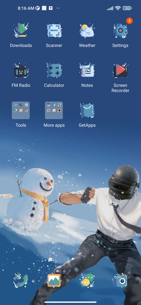PUBGM Snowball screenshot