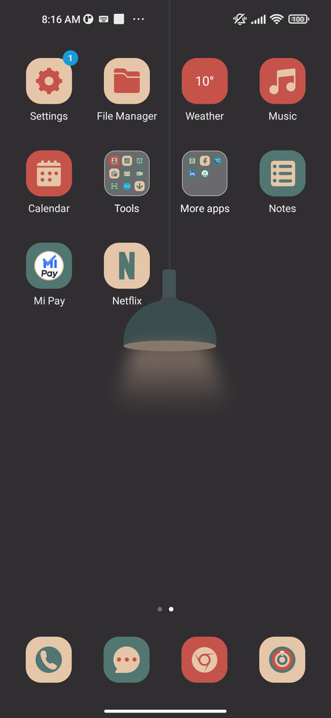 Vintage chandelier screenshot
