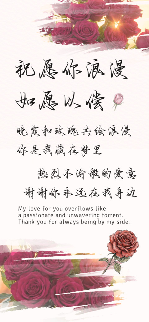 祝愿你浪漫如愿以偿 screenshot