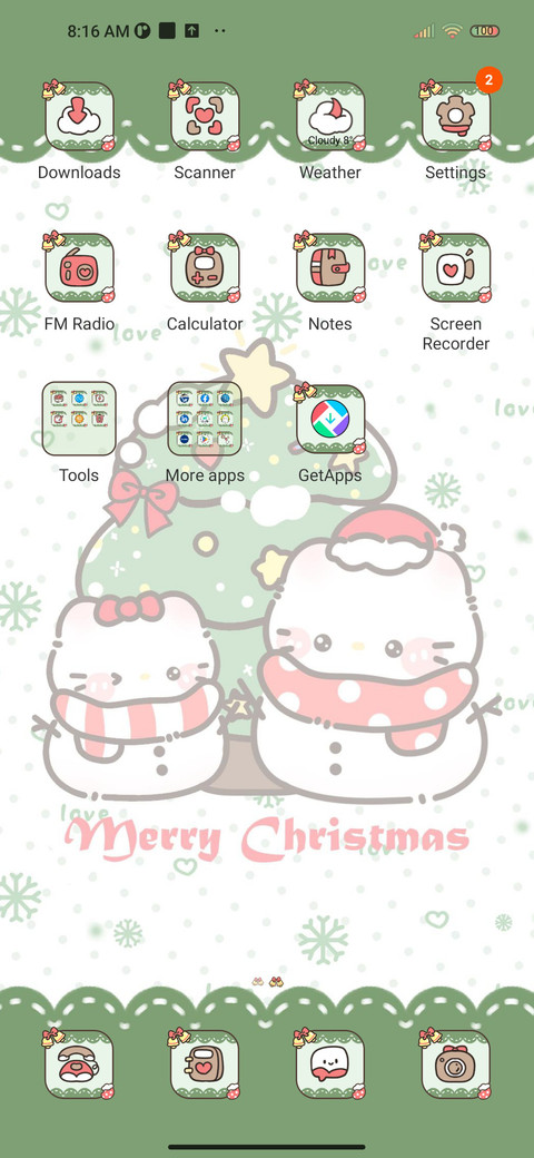 Christmas with cat screenshot