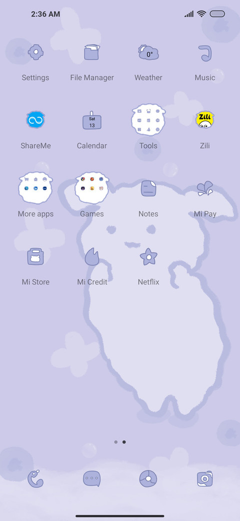 Purple cute screenshot
