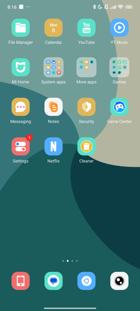 Teal Cream Curve screenshot