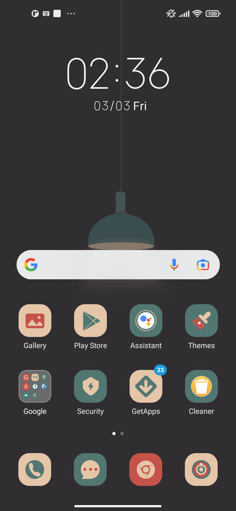 Vintage chandelier screenshot