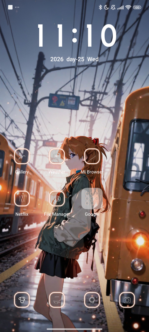 Orange-haired girl screenshot