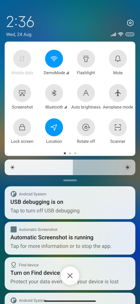 OS Still Blue screenshot