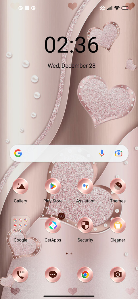 Pink metal love screenshot