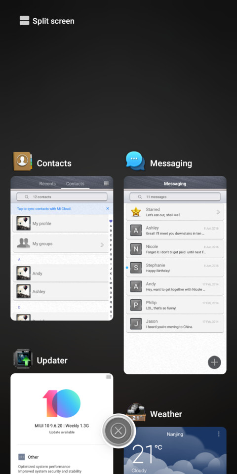 Mir screenshot