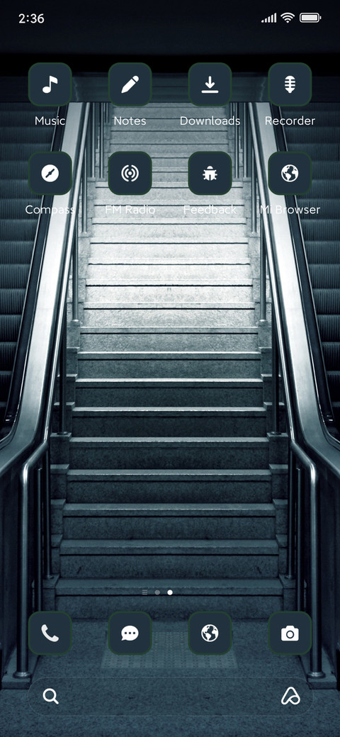Escalator stairs screenshot