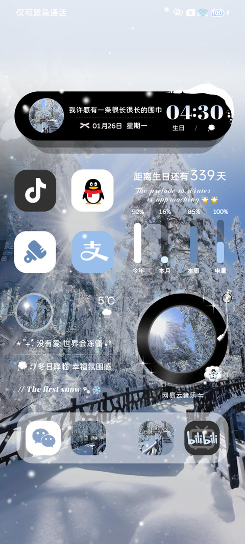 光栅 初雪幸福降临 screenshot