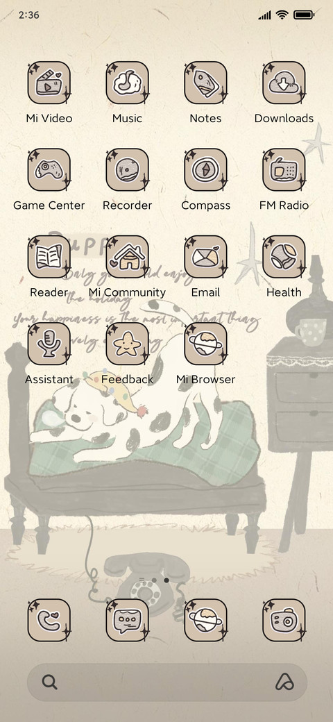 Retro otaku dog screenshot