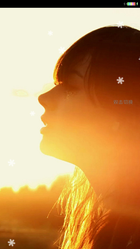 【返现 桌面雪花 流星特效】夕阳泪 screenshot