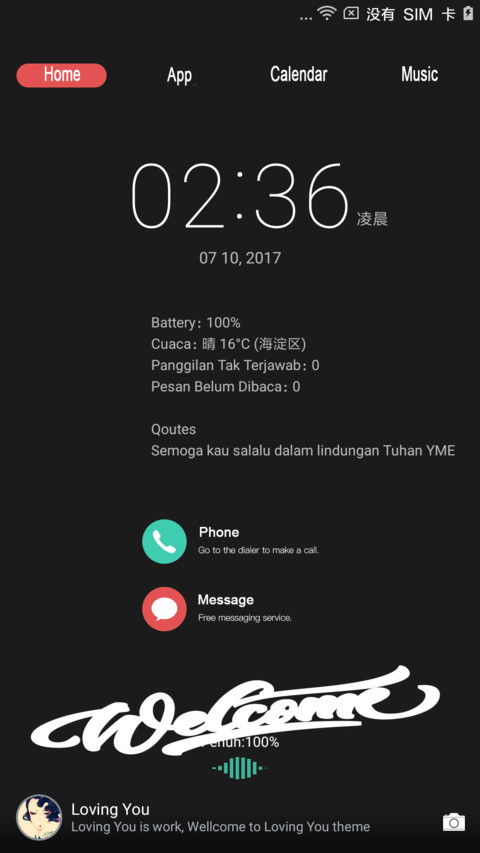 Loving You wihte & black  screenshot