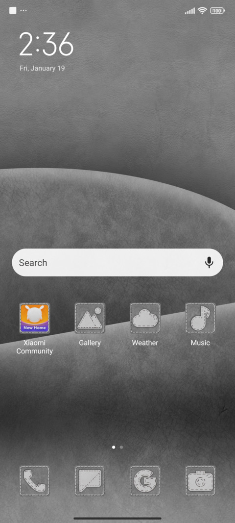 Leather and Clock screenshot